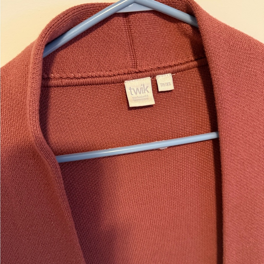 Twik Rust Open Front Cardigan - Picture 3 of 3
